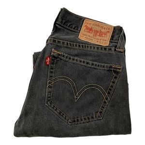 Levi's Black Wash Type 1 Real Loose Jeans Denim